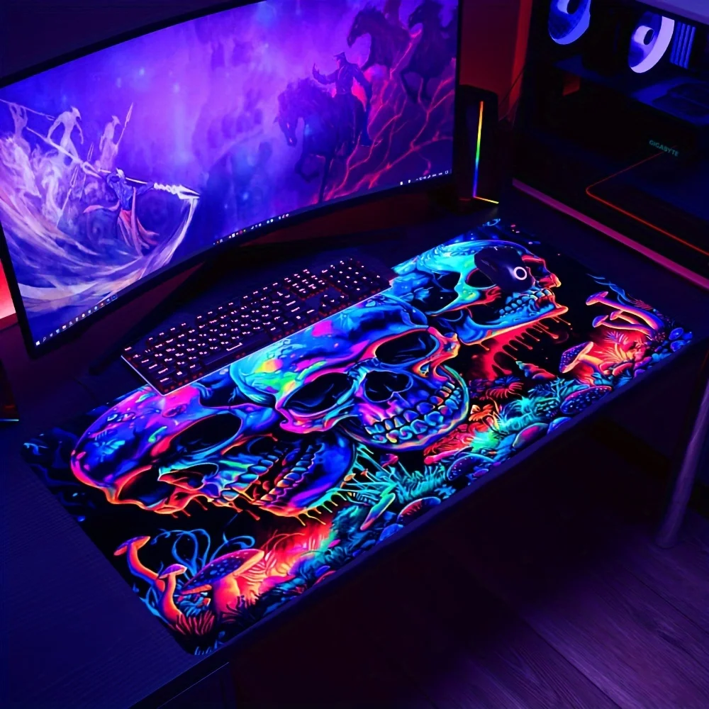Tech Table Accessories - Graffiti Art Skull Mouse Pad 90x40cm