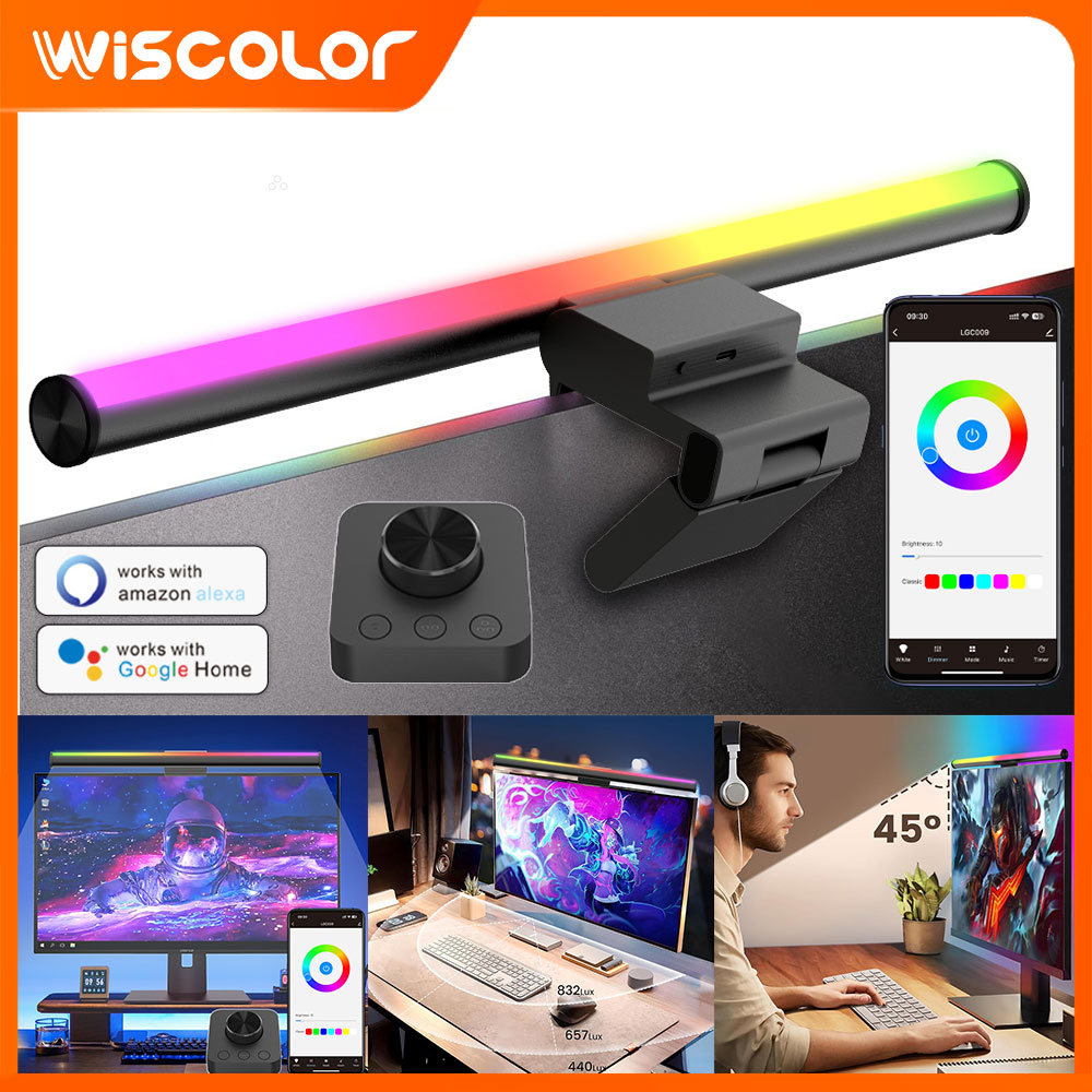Tech Table Accessories - Screen Hanging Lamp Monitor Light Bar