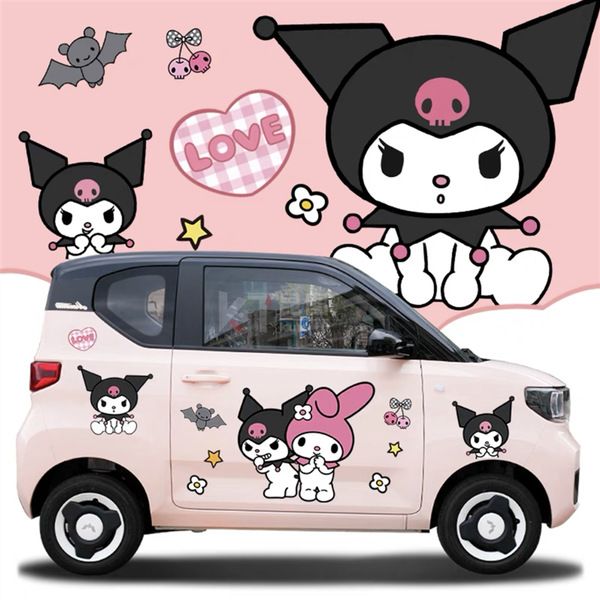 Kawaii Tech Accessories - Kawaii Sanrio Car Film Car Sticker