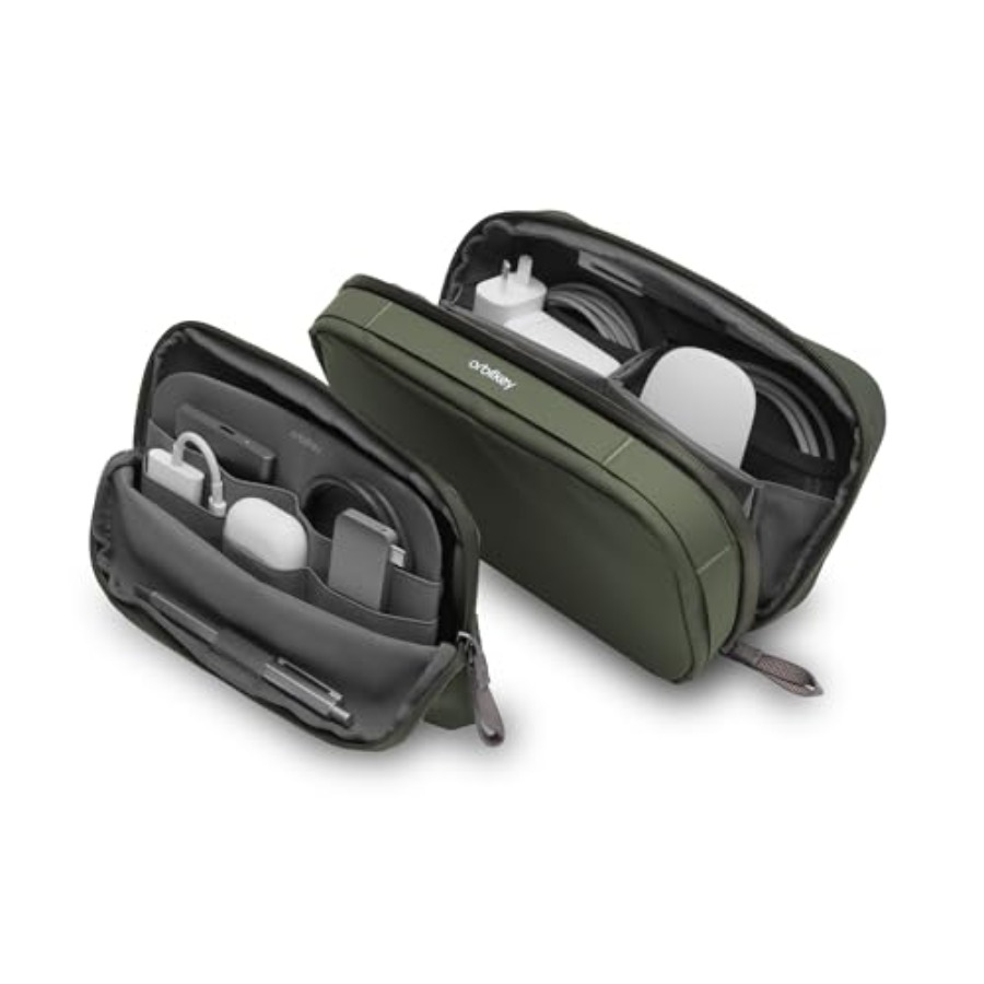 Tech Accessories Travel Organizer Pouch - 2-in-1 Tech Accessory Pouch with Detachable