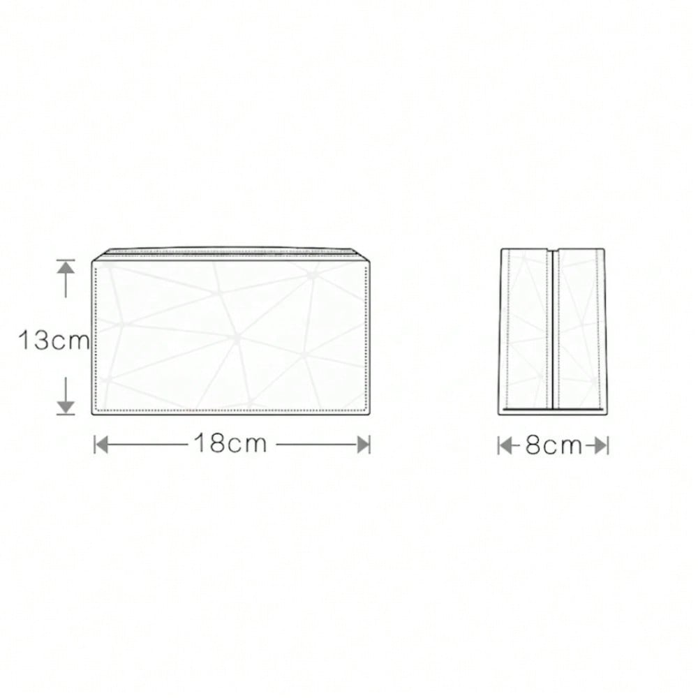 Geometric Luminous Makeup Bag  - Tech Accessories Travel Organizer Pouch 리뷰 및 가격