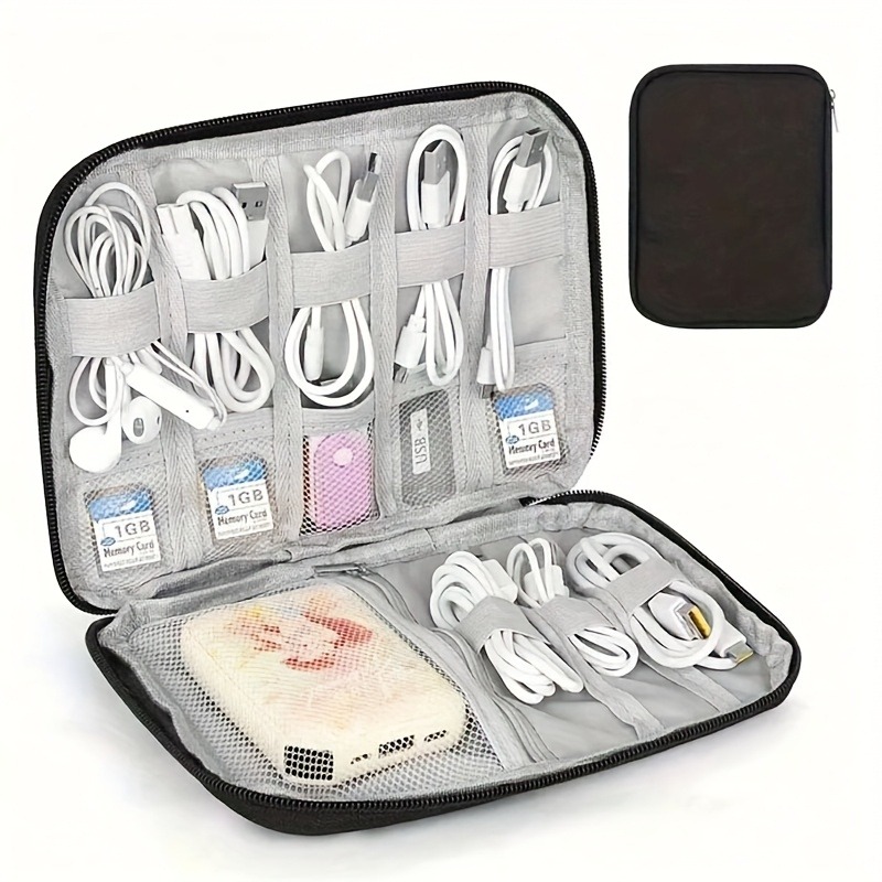 A Multi-Pocket Electronic Acce - Tech Accessories Travel Organizer Pouch 리뷰 및 가격