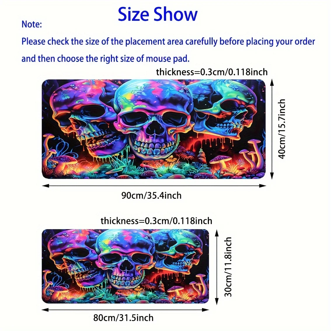 Graffiti Art Skull Mouse Pad 9 - Tech Table Accessories 리뷰 및 가격