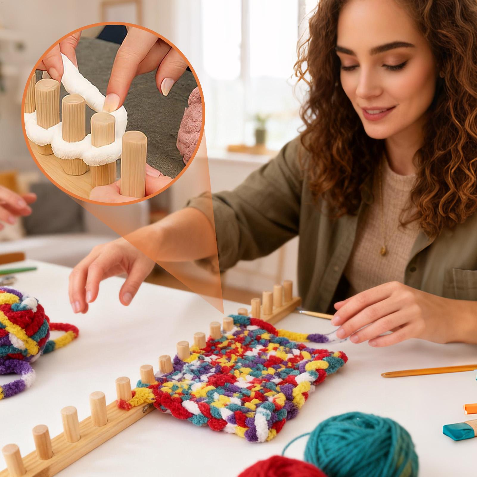 Knitting Loom 35 Inch Wood Chu - Tech Room Accessories 리뷰 및 가격