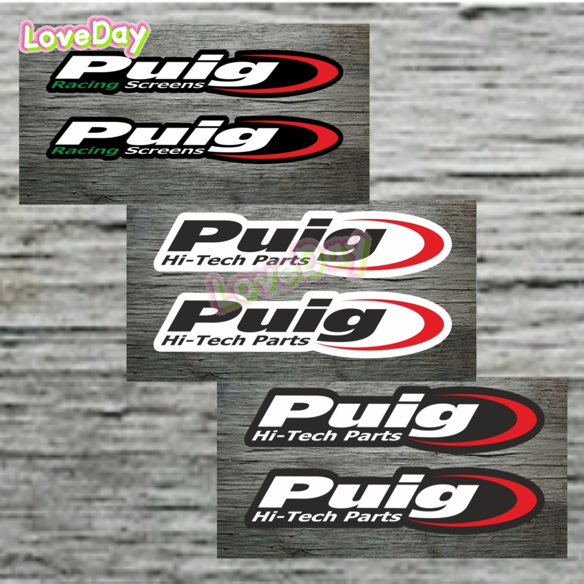 Puig Racing Hi-Tech Sticker NG - Tech Accessories Words 리뷰 및 가격