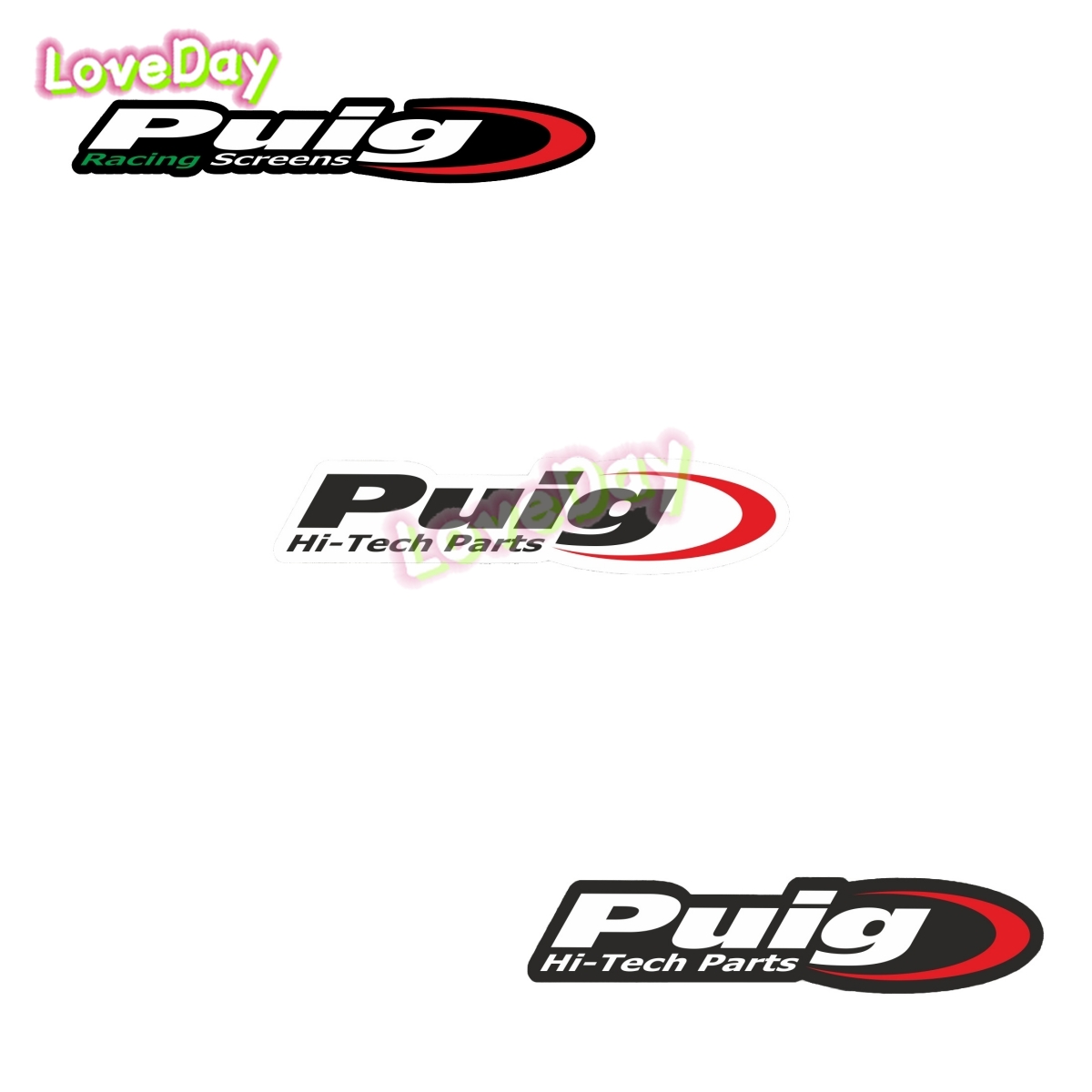 Puig Racing Hi-Tech Sticker NG - Tech Accessories Words 리뷰 및 가격