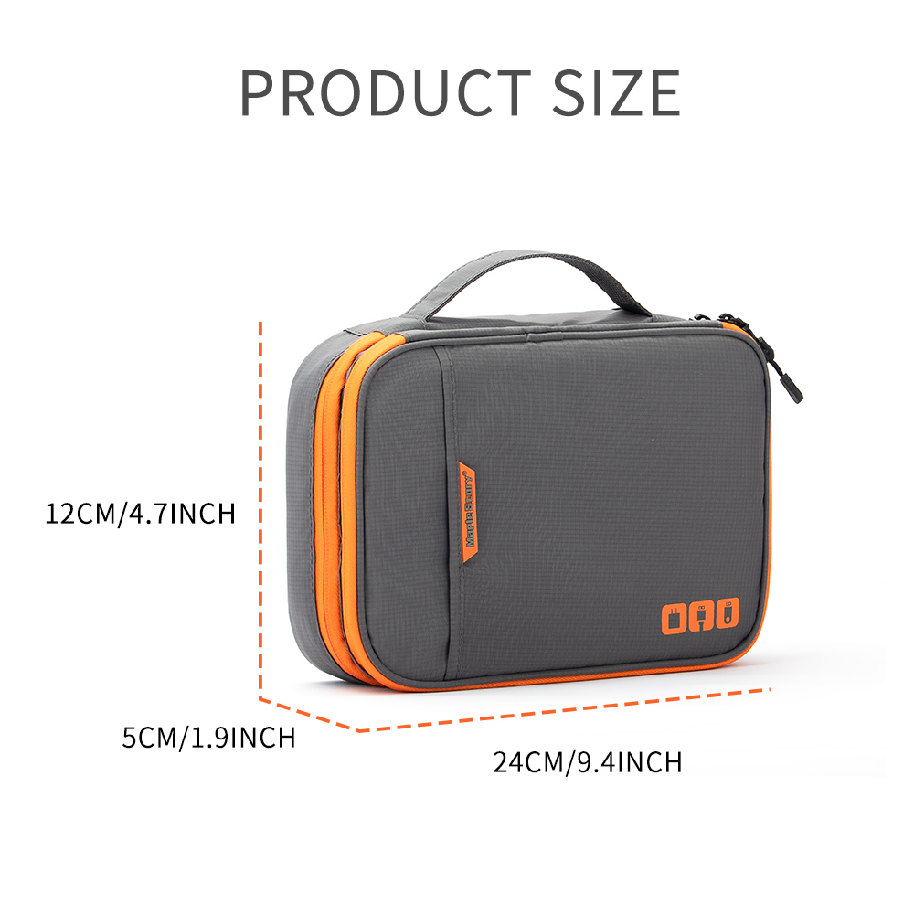 Multi-Compartment Portable Ele - Tech Accessories Travel Organizer Pouch 리뷰 및 가격