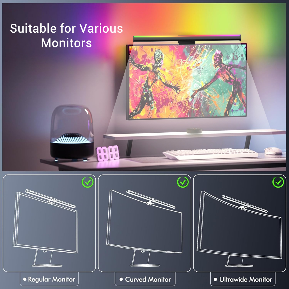 Screen Hanging Lamp Monitor Li - Tech Table Accessories 리뷰 및 가격