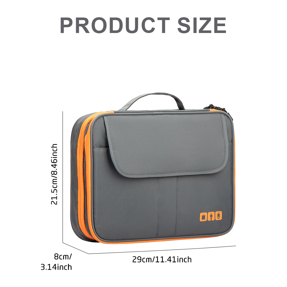 Large Capacity Tech Organizer  - Tech Accessories Travel Organizer Pouch 리뷰 및 가격