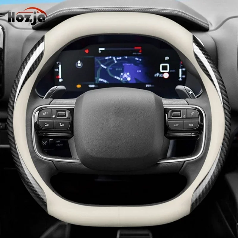 Leather Car Steering Wheel Cov - Tech Accessories Hub 리뷰 및 가격