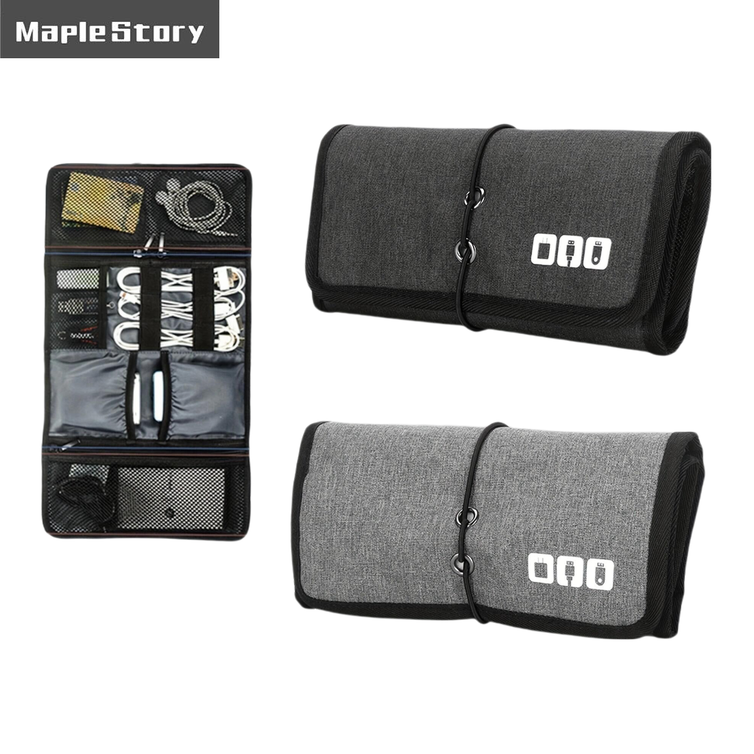 Travel Cable Storage Bag，Elect - Tech Accessories Travel Organizer Pouch 리뷰 및 가격