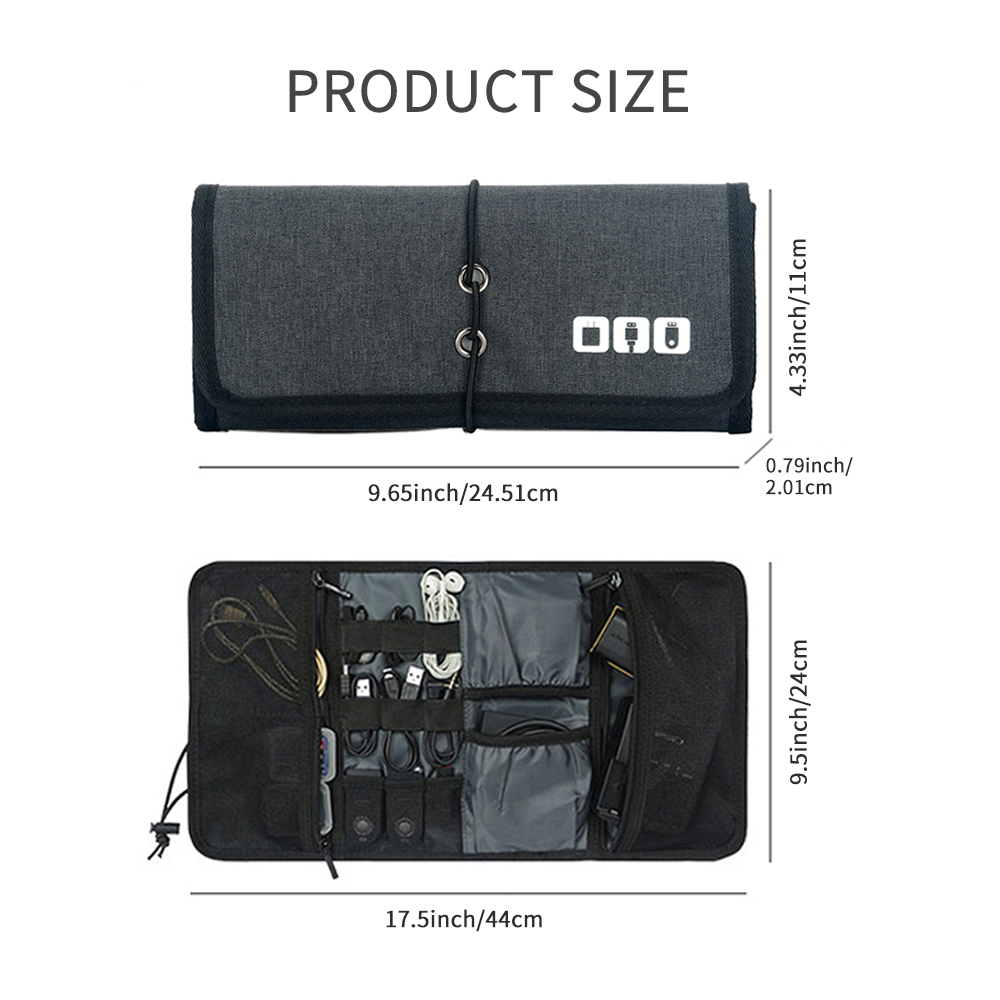 Travel Cable Storage Bag，Elect - Tech Accessories Travel Organizer Pouch 리뷰 및 가격