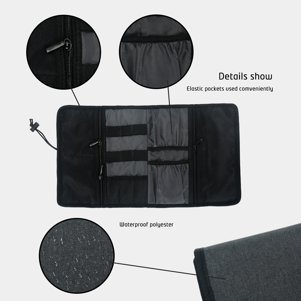 Travel Cable Storage Bag，Elect - Tech Accessories Travel Organizer Pouch 리뷰 및 가격