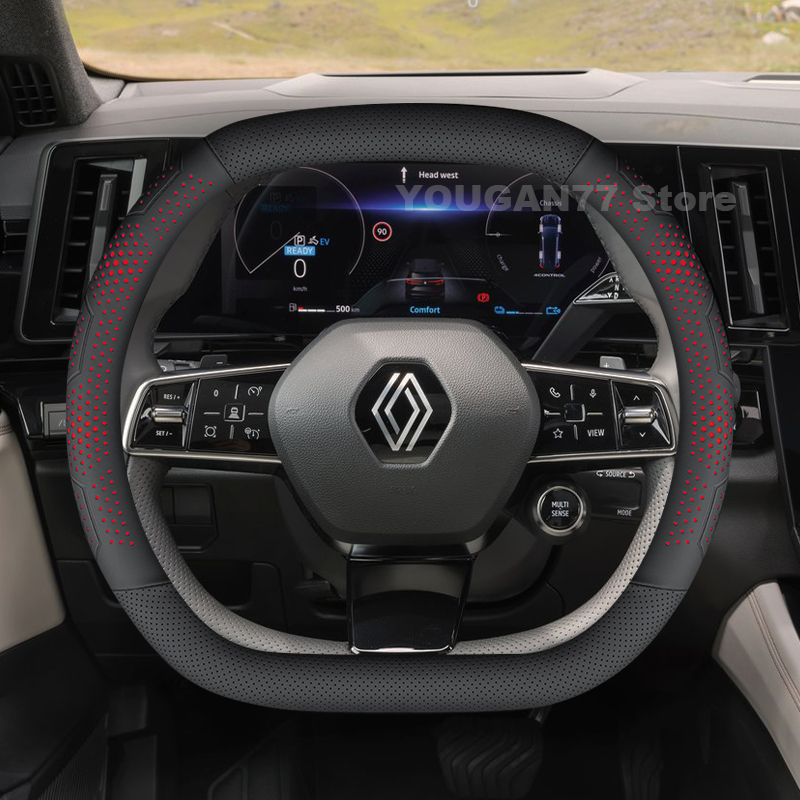 Leather Car Steering Wheel Cov - Tech Accessories Hub 리뷰 및 가격