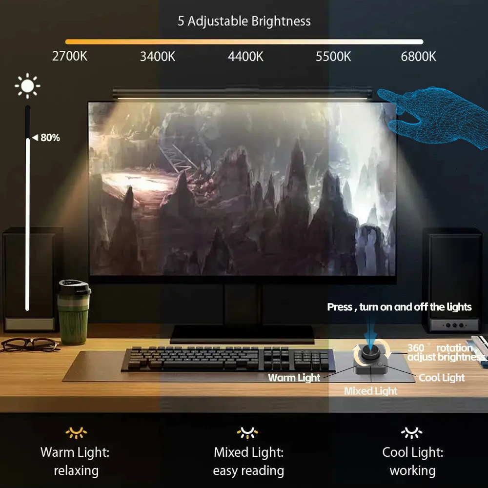 Laptop/Computer Monitor Screen - Monitor Light Bar 리뷰 및 가격