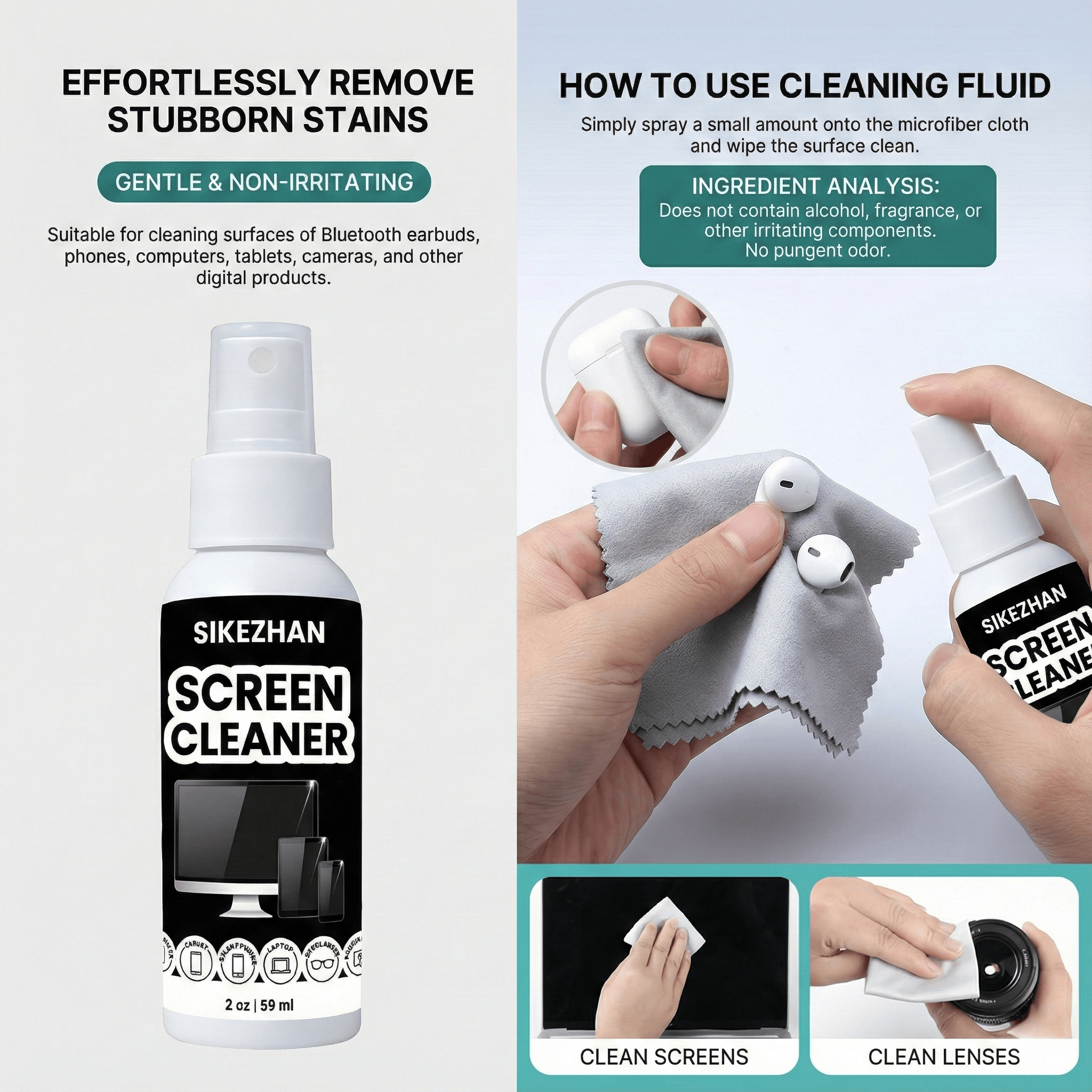 All-in-1 Electronics Cleaning  - Screen Cleaner Spray 리뷰 및 가격