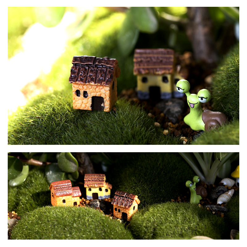 10Pcs Mini Small House Figurin - Tech House Accessories 리뷰 및 가격