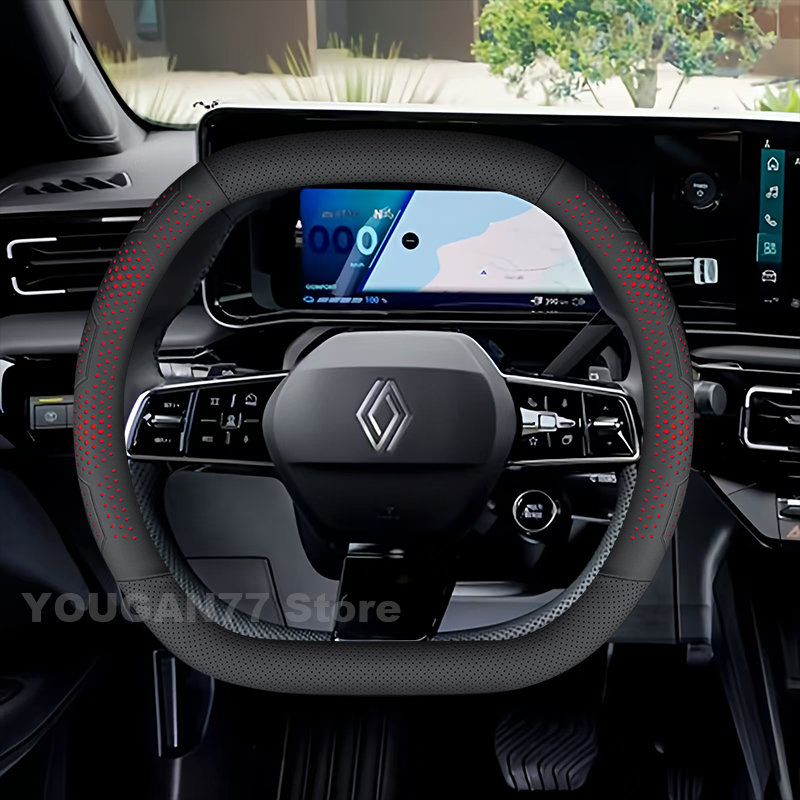 Leather Car Steering Wheel Cov - Tech Accessories Hub 리뷰 및 가격