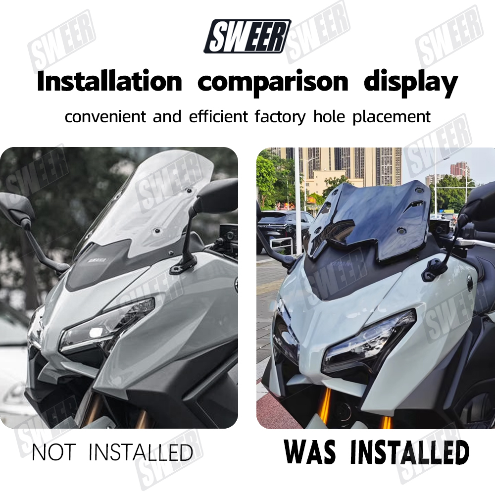 Motorcycle Windshield Suitable - Tech Max Accessories 리뷰 및 가격