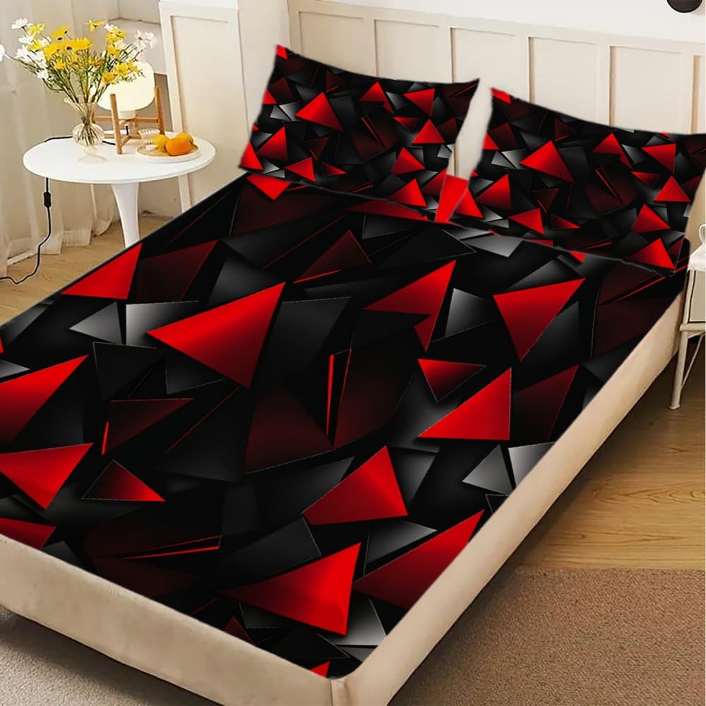 1pc Red Triangle Tech-Inspired - Tech Queen 리뷰 및 가격