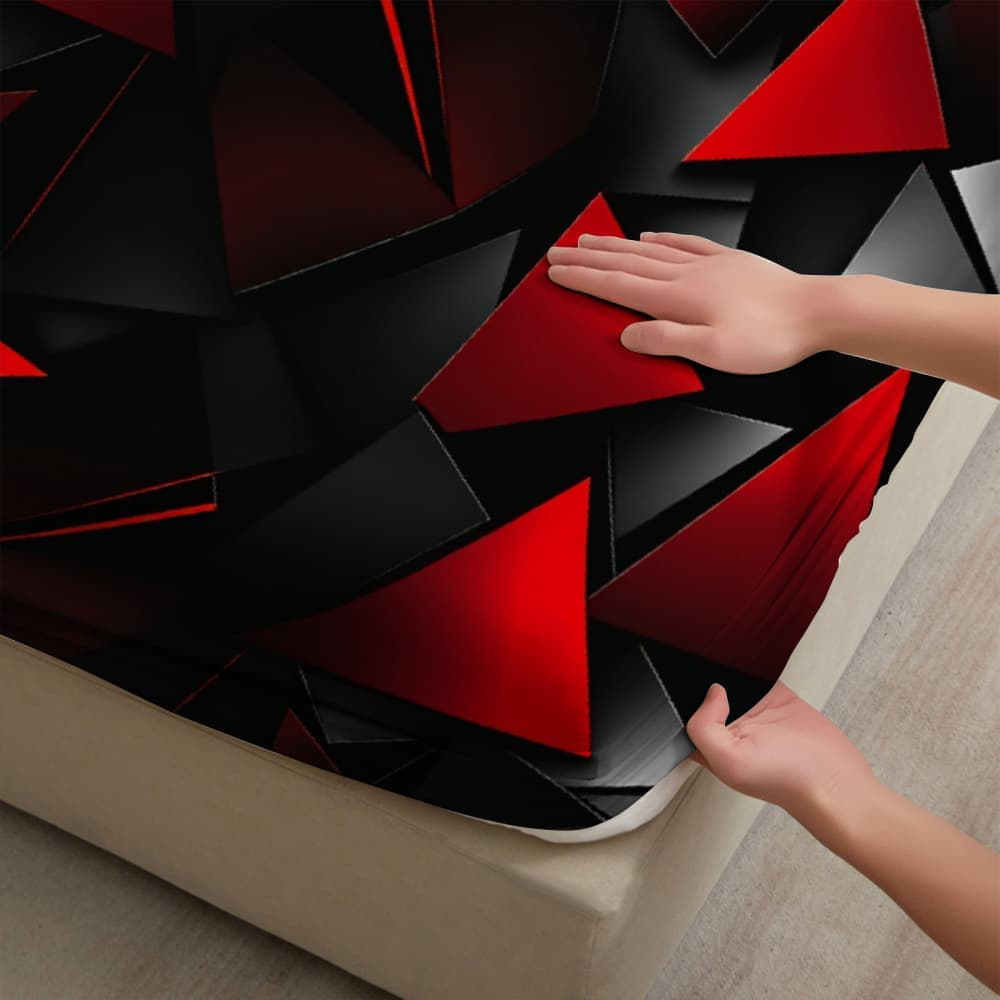1pc Red Triangle Tech-Inspired - Tech Queen 리뷰 및 가격