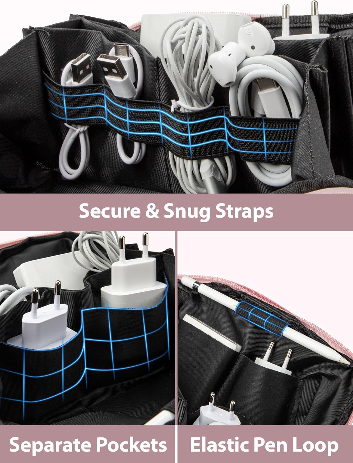 Large Capacity Backpack Organi - Tech Accessories Travel Organizer Pouch 리뷰 및 가격