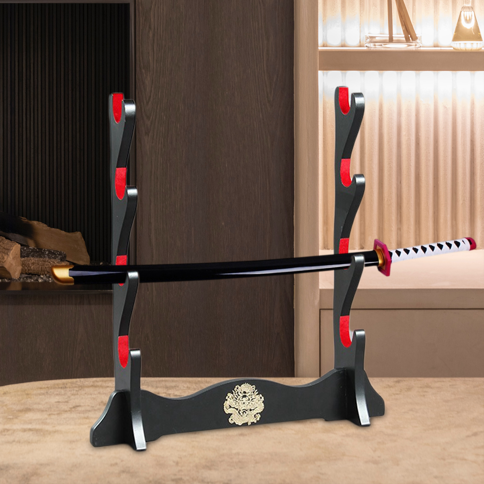 Japanese Sword Stand Decorativ - Tech Room Accessories 리뷰 및 가격