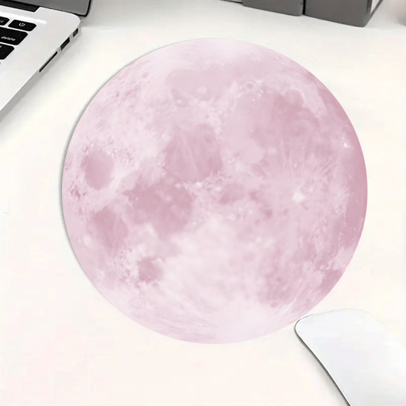 Moon pattern  round Mouse Pad  - Tech Table Accessories 리뷰 및 가격