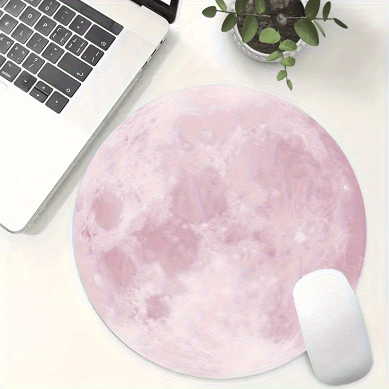 Moon pattern  round Mouse Pad  - Tech Table Accessories 리뷰 및 가격