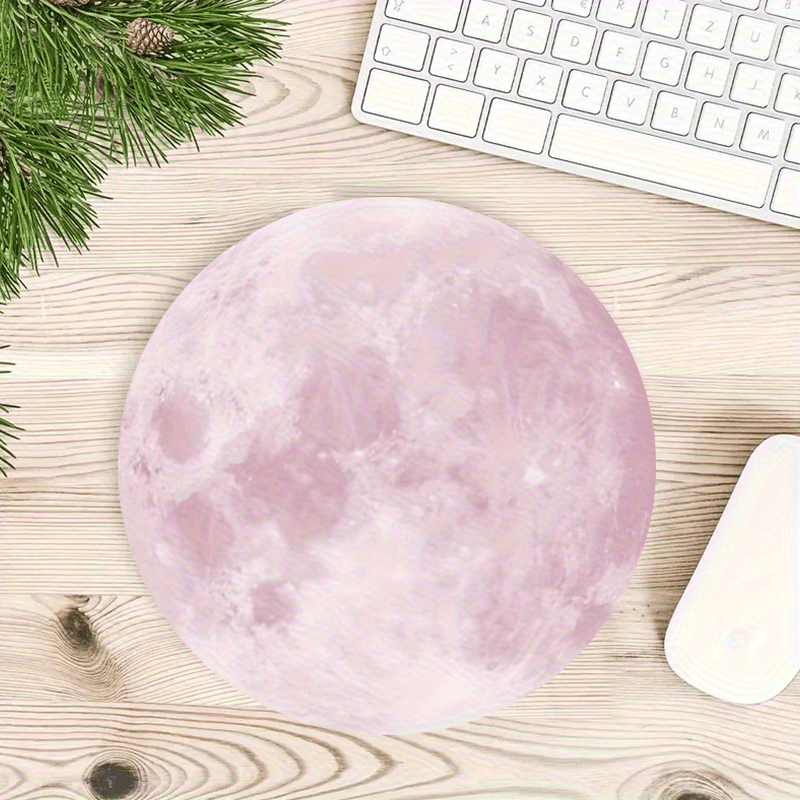 Moon pattern  round Mouse Pad  - Tech Table Accessories 리뷰 및 가격