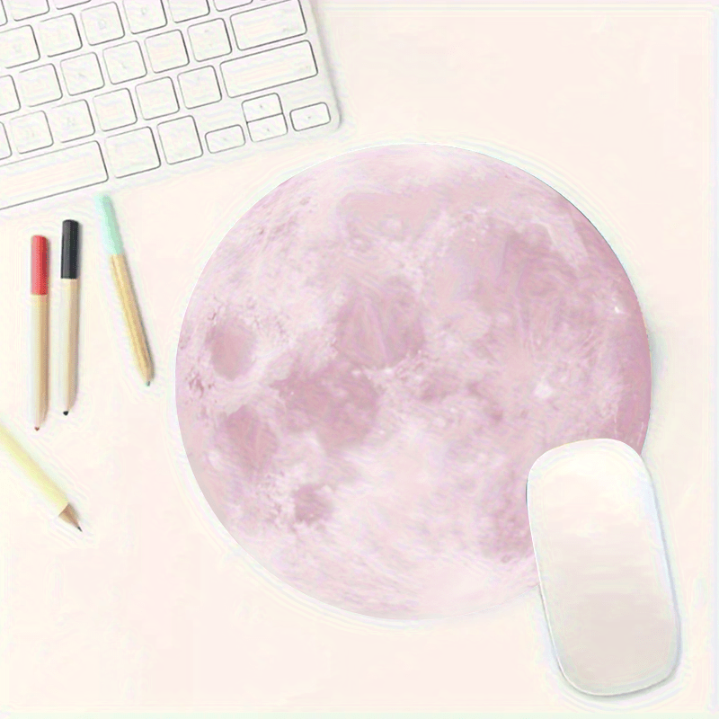 Moon pattern  round Mouse Pad  - Tech Table Accessories 리뷰 및 가격