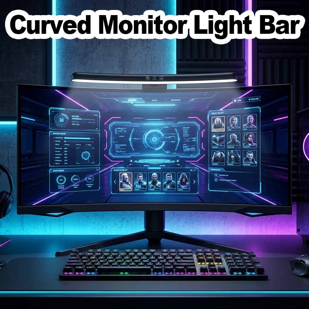 Dimmable Color Changing Curved - Monitor Light Bar 리뷰 및 가격