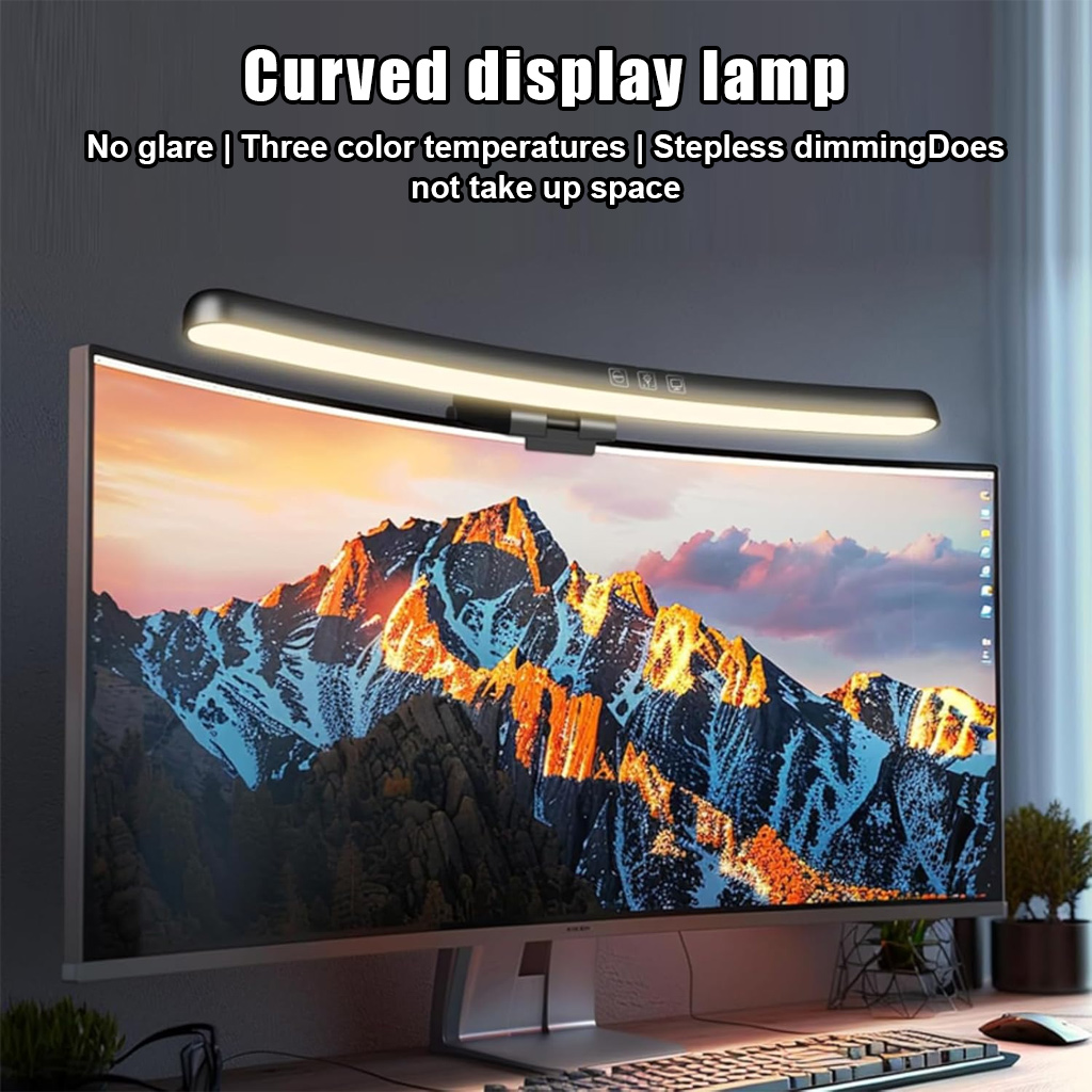 Dimmable Color Changing Curved - Monitor Light Bar 리뷰 및 가격