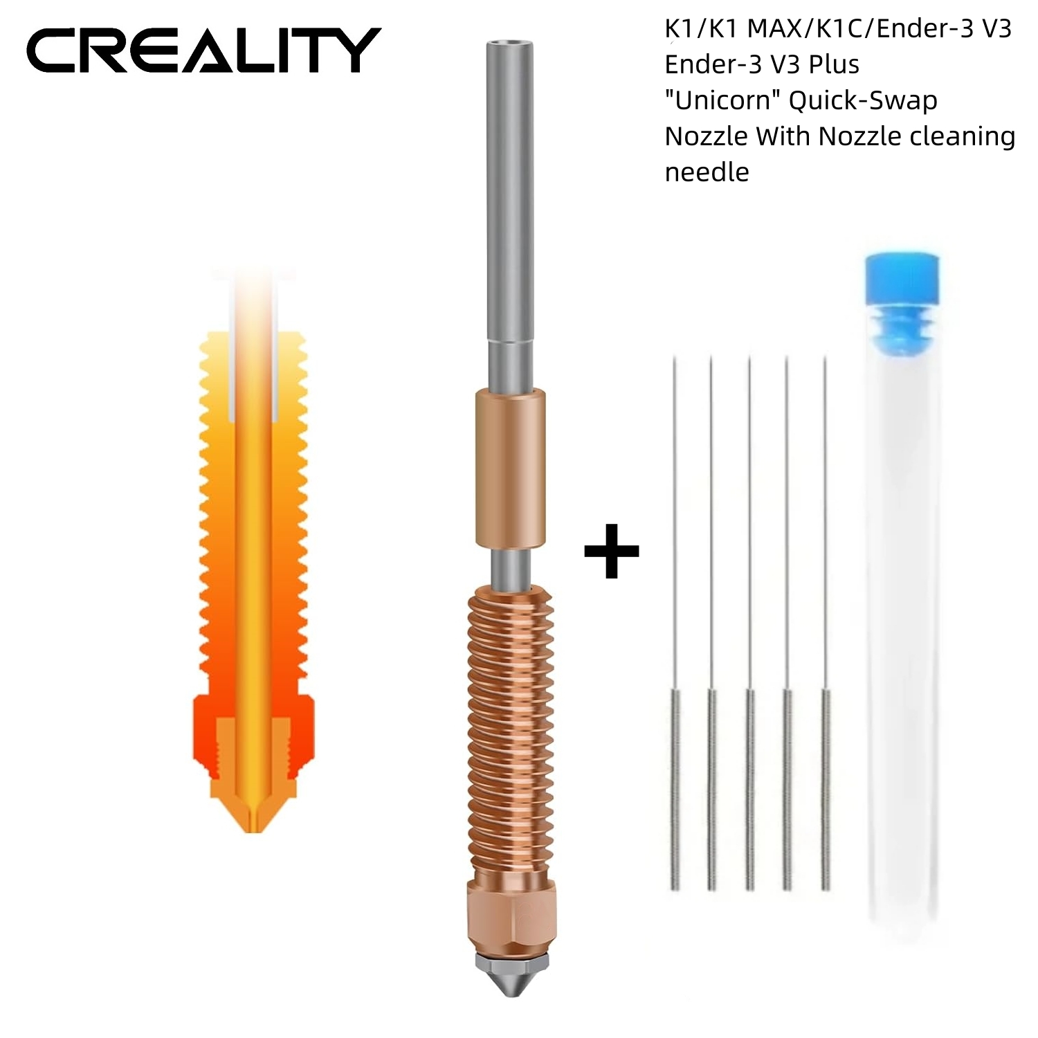 Creality K1C Nozzle Unicorn Qu - Tech Max Accessories 리뷰 및 가격
